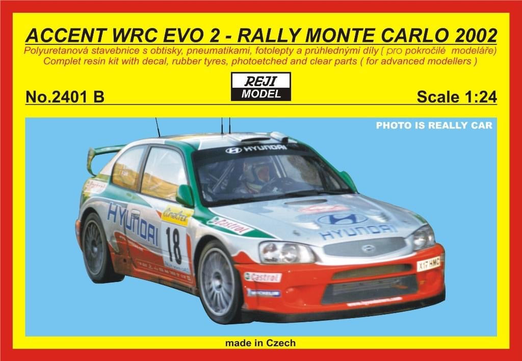 HYUNDAI ACCENT WRC EVO 2 - RALLY MONTE CARLO 2002