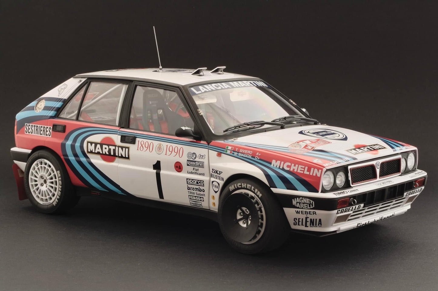 1/12 LANCIA DELTA HF INTEGRALE 16V - RALLY MONTE CARLO 1990