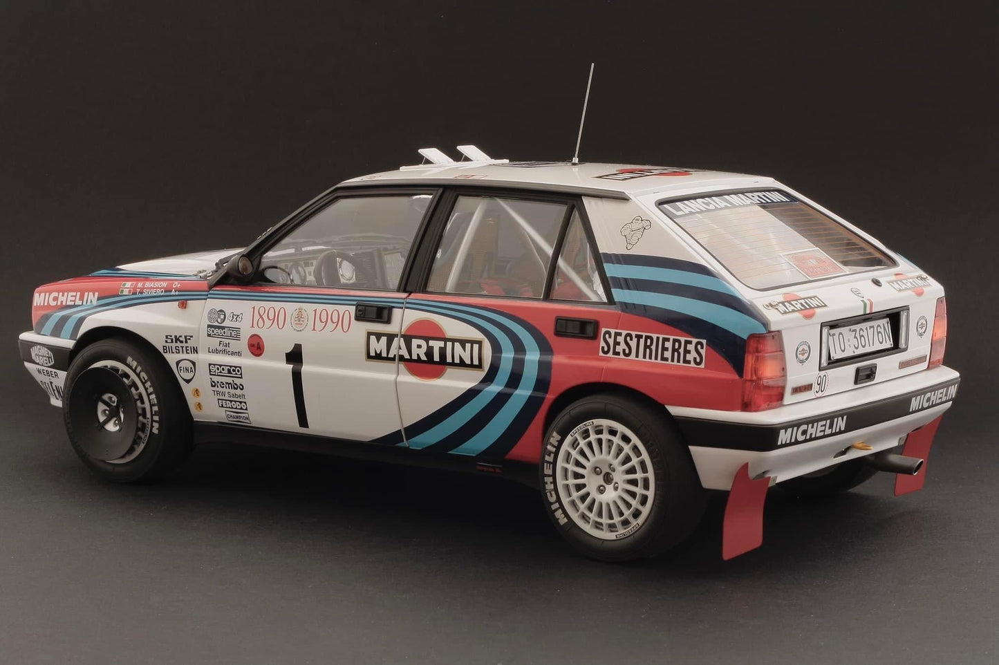 1/12 LANCIA DELTA HF INTEGRALE 16V - RALLY MONTE CARLO 1990