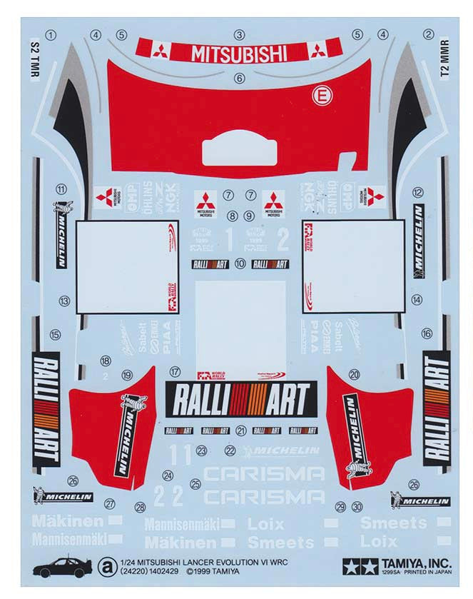 MITSUBISHI LANCER EVO VI - MARLBORO - RALLYE DE NOUVELLE-ZÉLANDE 1999