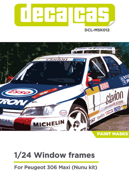 PAINT MASKS FOR PEUGEOT 306 MAXI