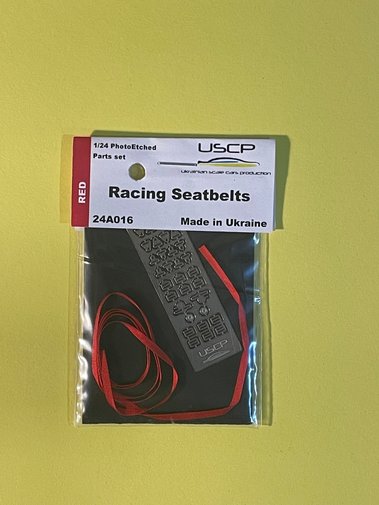 RACING SEATBELTS - RED/GREEN