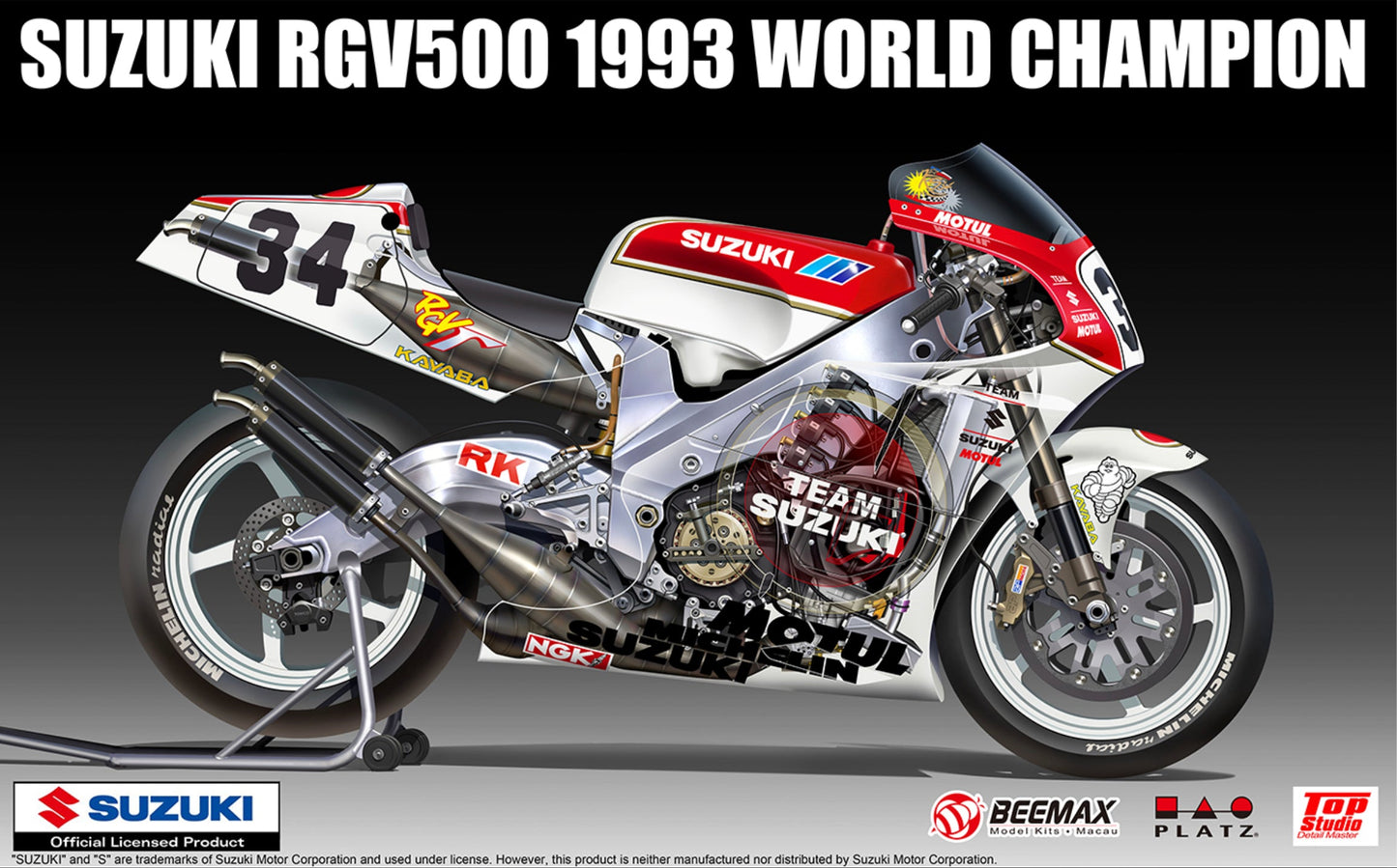 SUZUKI RGV 500 - MOTUL - WORLD CHAMPION 1993 500CC