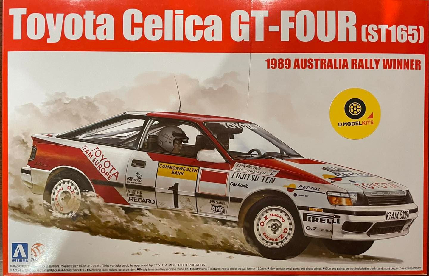 Toyota Celica GT-Four ST165 - Australian Rally 1989 – DModelkits