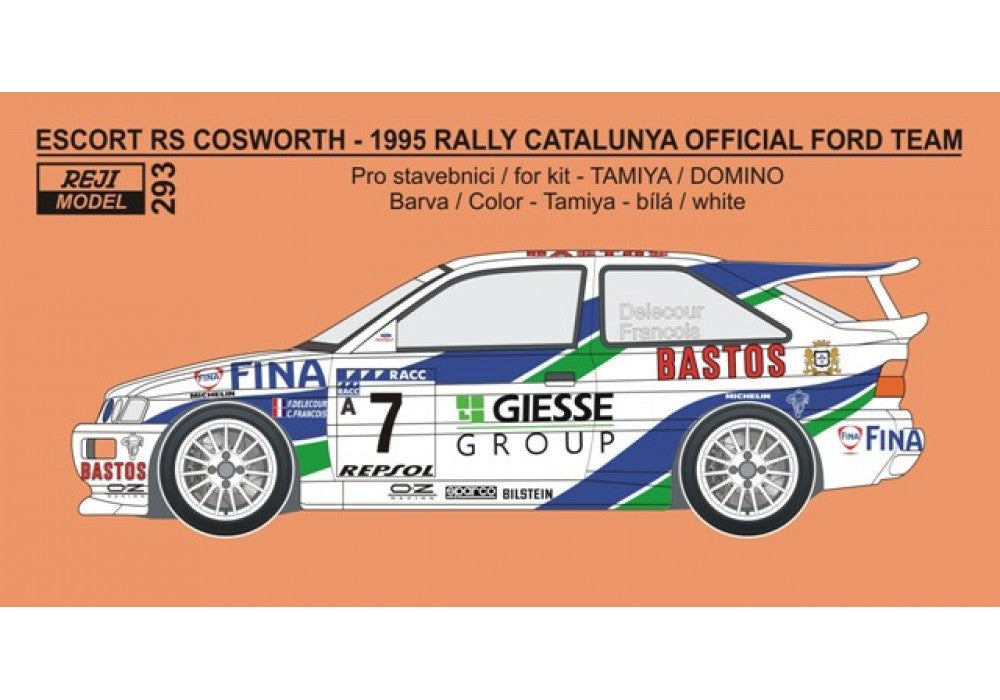 TRANSKIT FORD ESCORT RS COSWORTH GIESSE - RALLYE D'ESPAGNE 1995