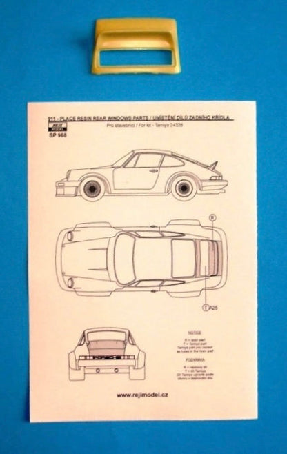 TRANSKIT PORSCHE 934 TURBO RSR GR. 4 REAR SPOILER