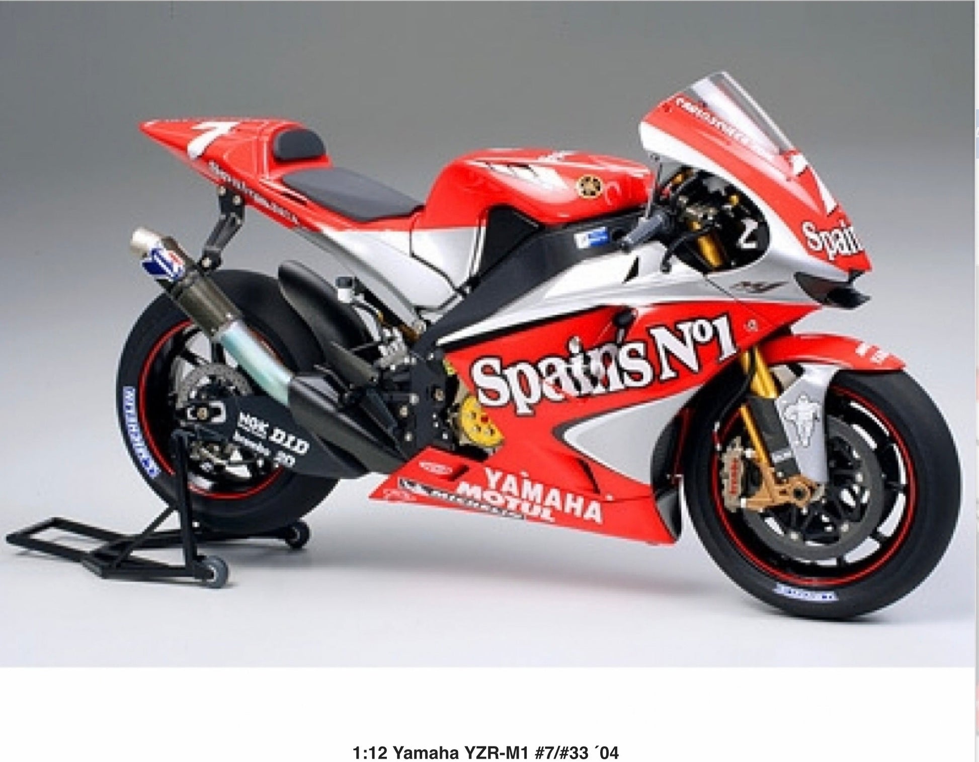 MODELLINO MOTO DIECAST YAMAHA YZR-M1 MARCO MELANDRI 2004 1/24 MODELLINO MOTO DIECAST YAMAHA YZR-M1 MARCO MELANDRI 2004 1/24