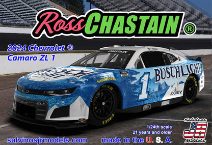 CHEVROLET CAMARO ZL1 NASCAR 2024 - #1 ROSS CHASTAIN - BUSCH LIGHT 2024