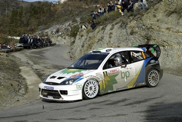 AUTOCOLLANTS FORD FOCUS WRC - BP - RALLYE MONTE CARLO 2004