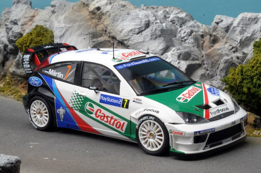 AUTOCOLLANTS FORD FOCUS WRC - CASTROL - TOUR DE CORSE 2004