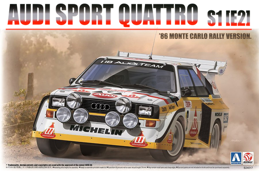 AUDI SPORT QUATTRO E2 GR. B - RALLYE MONTE CARLO 1986