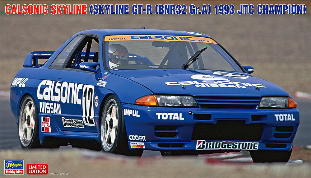 NISSAN SKYLINE GT-R BNR32 GR.A CALSONIC - 1992 – DModelkits