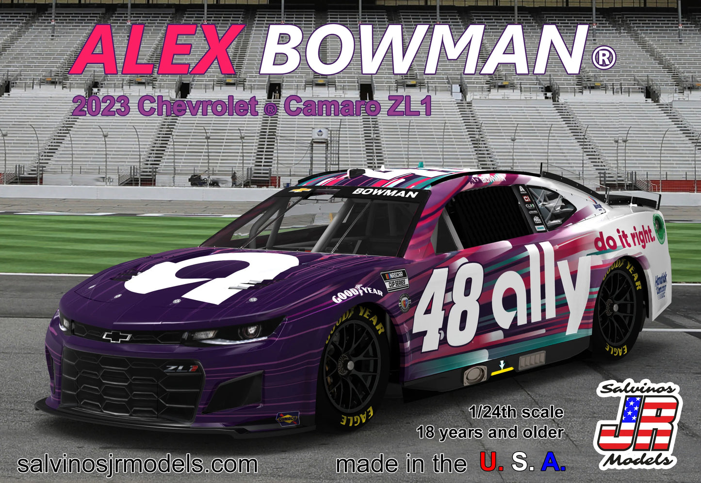 CHEVROLET CAMARO ZL1 ALEX BOWMAN - NASCAR 2023