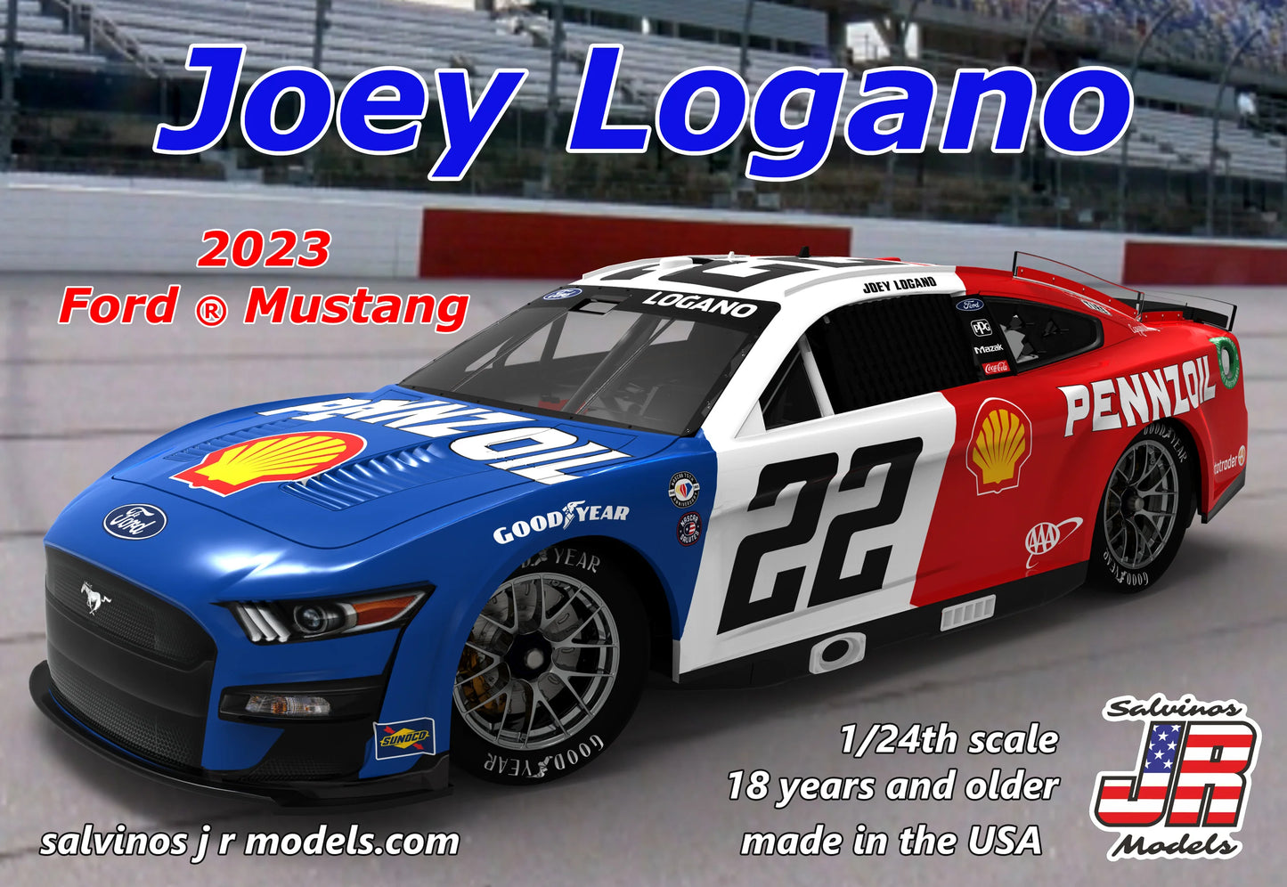 FORD MUSTANG 2023 - JOEY LOGANO - NASCAR 2023
