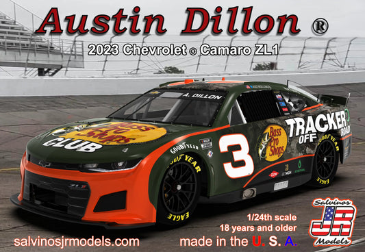 CHEVROLET CAMARO ZL1 NASCAR 2023 - AUSTIN DILLON - TRACKER OFF - NASCAR 2023