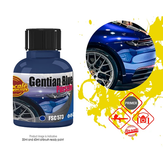 Gentian Blue Porsche