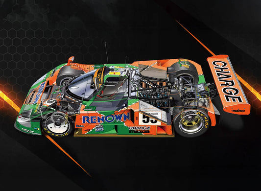 Mazda 787B Mazda - Renown, Charge - 24 Hours Le Mans 1991