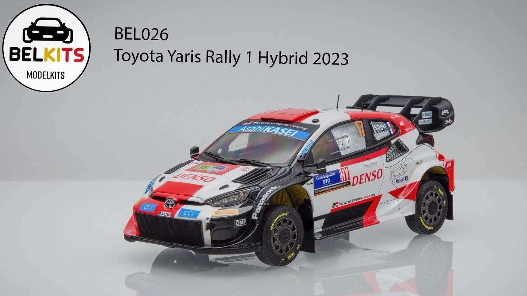6/13迄　BELKITS Toyota Yaris Rally1 Hybrid Toyota Yaris GR Hybrid Rally1 - Rally Guanajuato Mexico 2023
