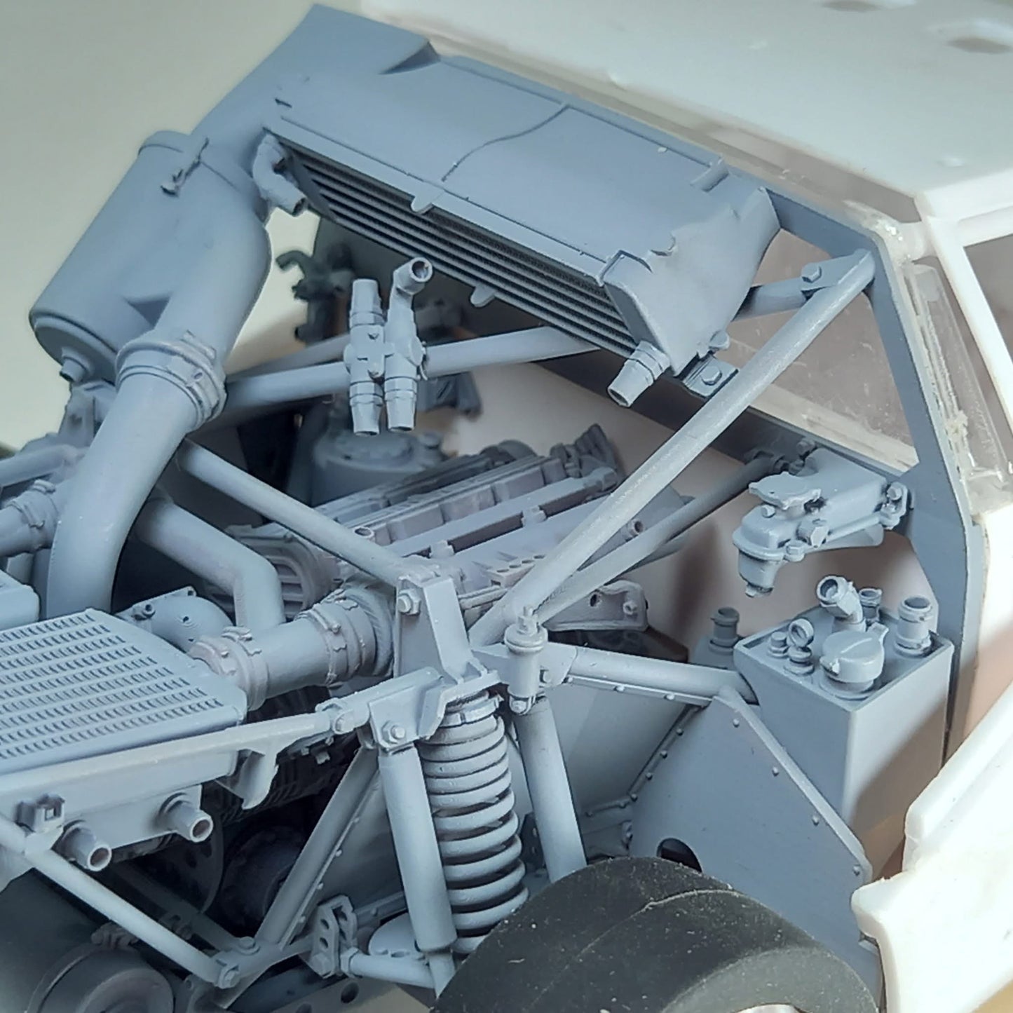 Lancia Delta S4 Engine - 1/24 Scale