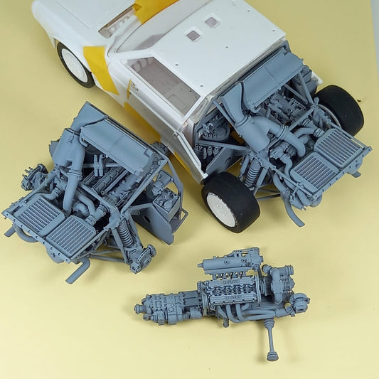 Lancia Delta S4 Engine - 1/24 Scale