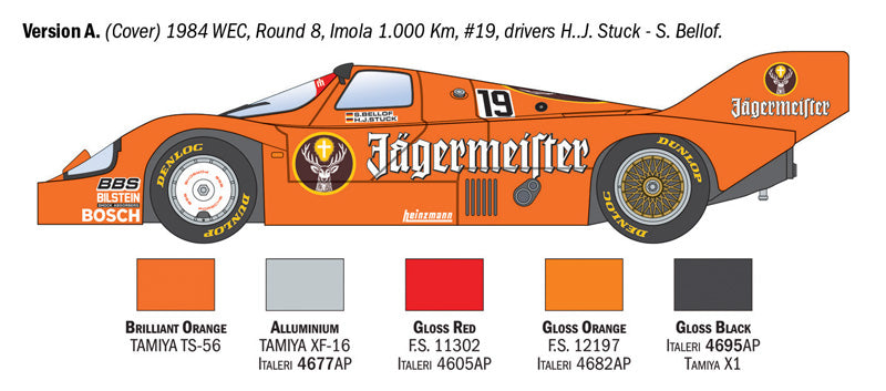 Porsche 956 - Jägermeister - DRM Norisring, WEC Imola 1000