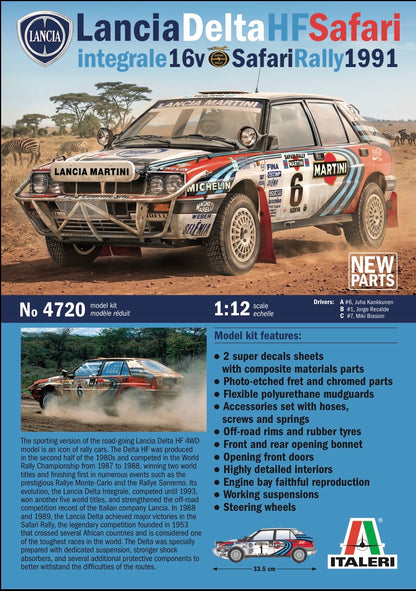 Lancia Delta HF Integrale 16V Martini Racing - Safari Rally 1991
