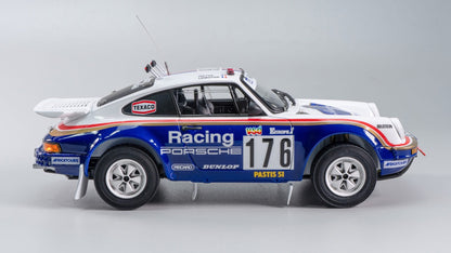 Special Pack - PORSCHE 911 CARRERA 3.2 4X4 - ROTHMANS - RALLY PARIS DAKAR 1984 WINNER + Detail Set Up