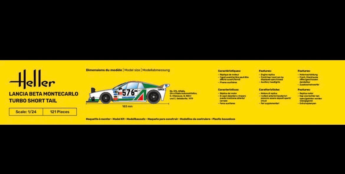 Lancia Beta Montecarlo Turbo Short Tail -  Alitalia - Giro d'Italia Automobilistico 1979