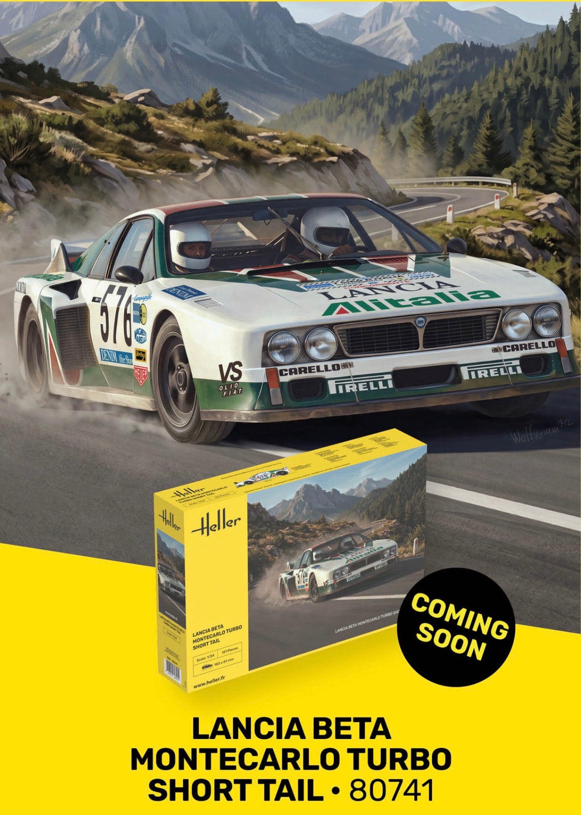 Lancia Beta Montecarlo Turbo Short Tail -  Alitalia - Giro d'Italia Automobilistico 1979