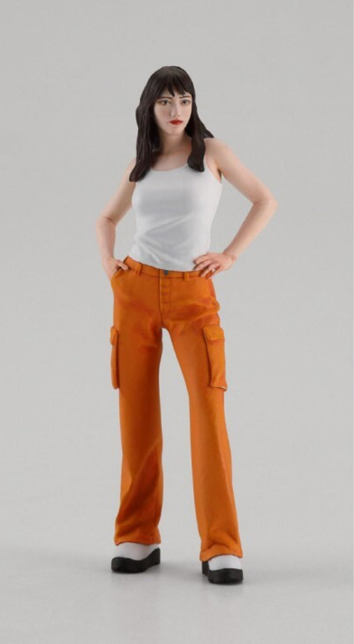 Nissan Sunny Truck Long Body W/ Female Figure