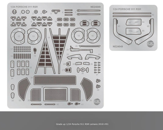 Details Set Up - Porsche 911 RSR "Rothmans" - 24 Hours Le Mans 2018