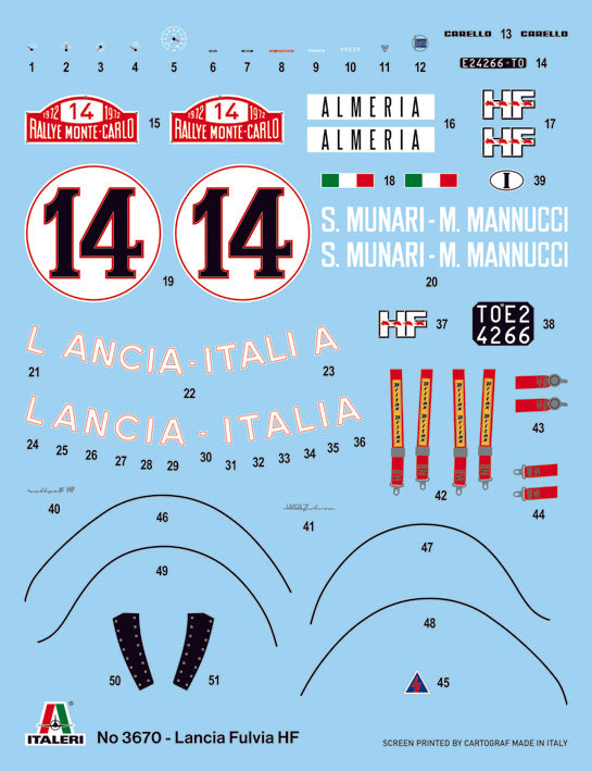 Lancia Fulvia HF - Monte Carlo Rally 1972