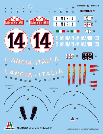 Lancia Fulvia HF - Monte Carlo Rally 1972