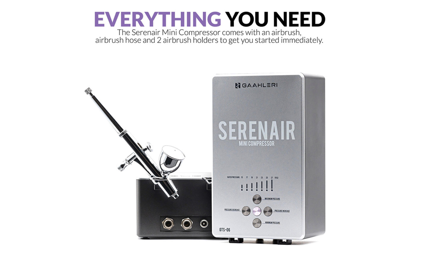 Airbrush Gaahleri GTS-06 with Serenair Compressor