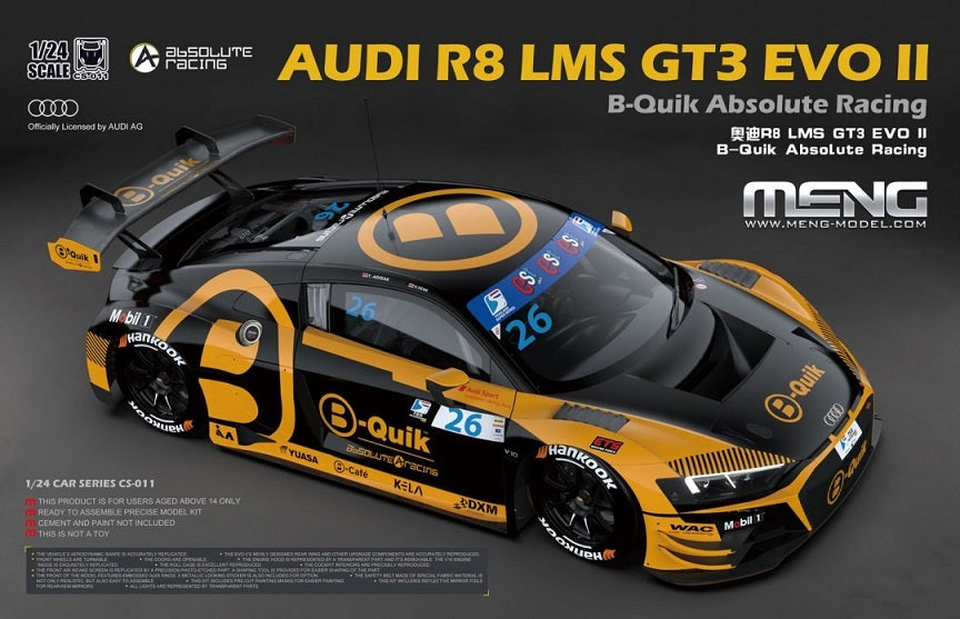 AUDI R8 LMS GT3 EVO II  - B-QUICK ABSOLUTE RACING - TSS THAILAND SUPER SERIES