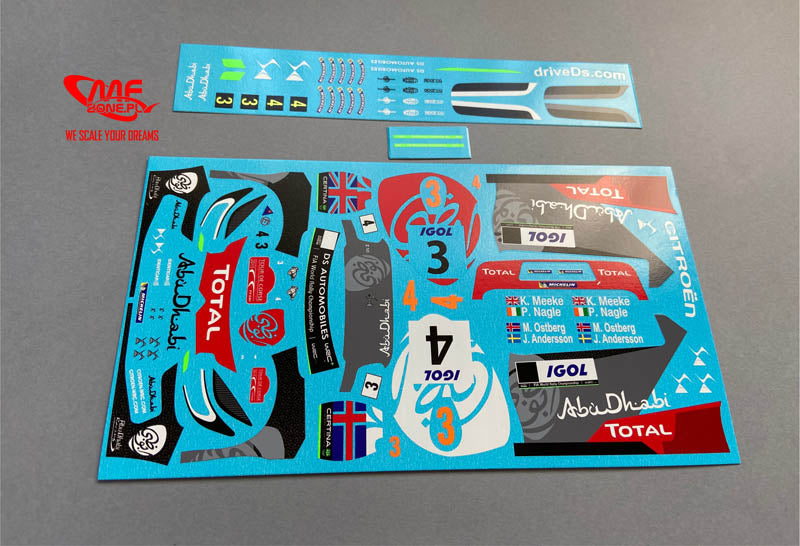 Decals Citroen DS3 WRC – Tour Corse 2015