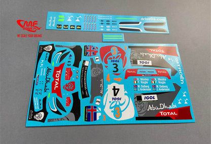 Decals Citroen DS3 WRC – Tour Corse 2015