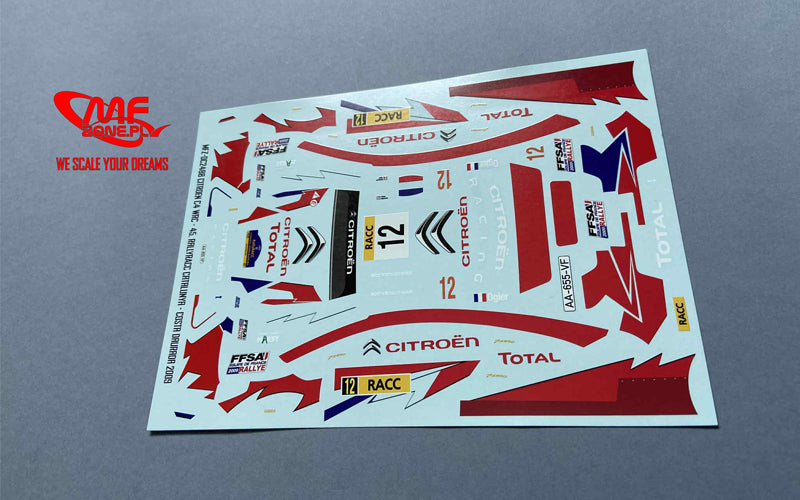 Decals Citroen C4 WRC S. Ogier – 45º Rally RACC Catalunya 2009