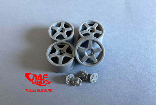 Set of Enkei Tarmac Lancer EVO – TAMIYA – (rims)