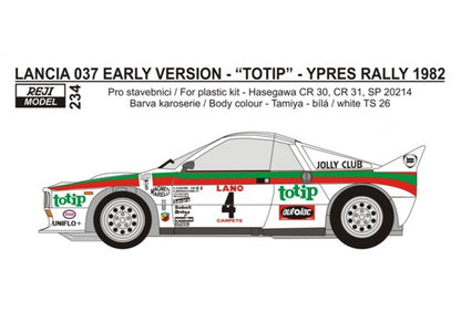 TRANSKIT LANCIA 037 EARLY VERSION TOTIP - YPPRES RALLY 1982