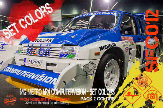 MG Metro 6R4 Computervision Set Colors