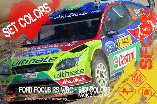 Ford Focus RS WRC - Set Colors