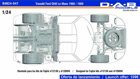 Engine Ford GT40 Mk I - 1968 and 1969 - Transkit