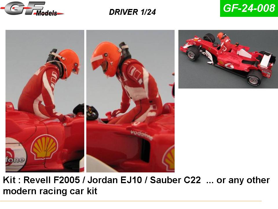 F1 DRIVER FIGURE LEAVING CAR SET II