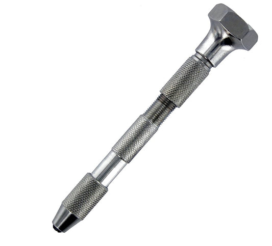 PIN VICE DOUBLE ENDED SWIVEL TOP W/ 5 DRILL BITS