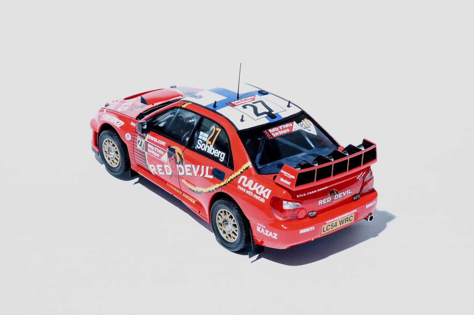 SUBARU IMPREZA WRC 2005 - RED DEVIL - RALLY ITALIA 2006 – DModelkits