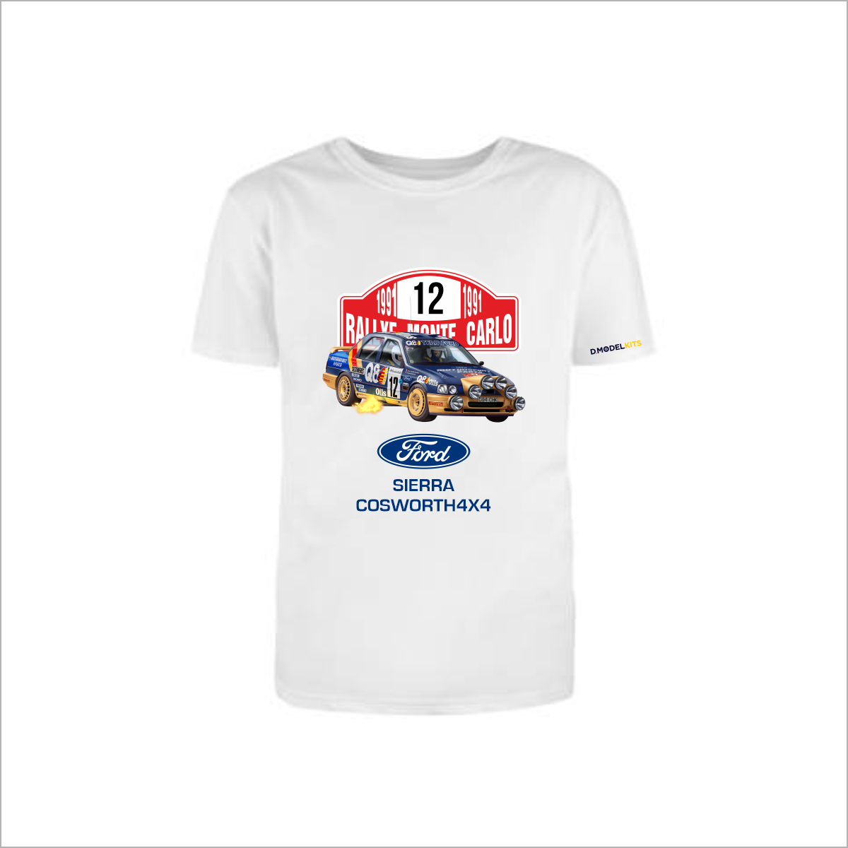 D🔻MODELKITS T-SHIRT FORD SIERRA RALLY MONTE CARLO