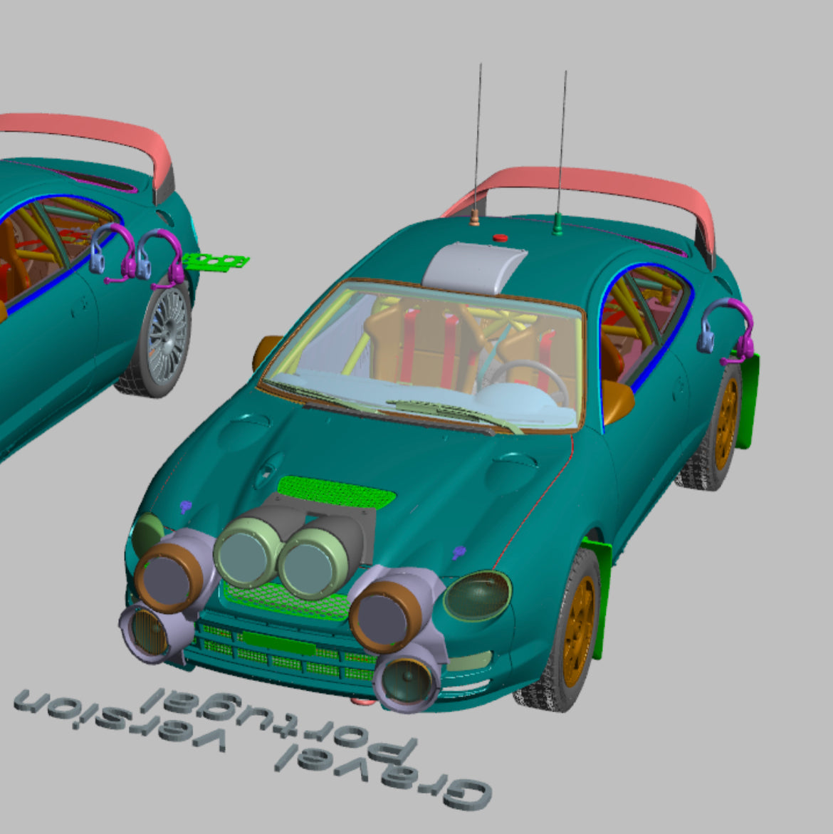 TOYOTA CELICA GT-FOUR (ST205) - RALLY PORTUGAL 1995 – dmodelkits