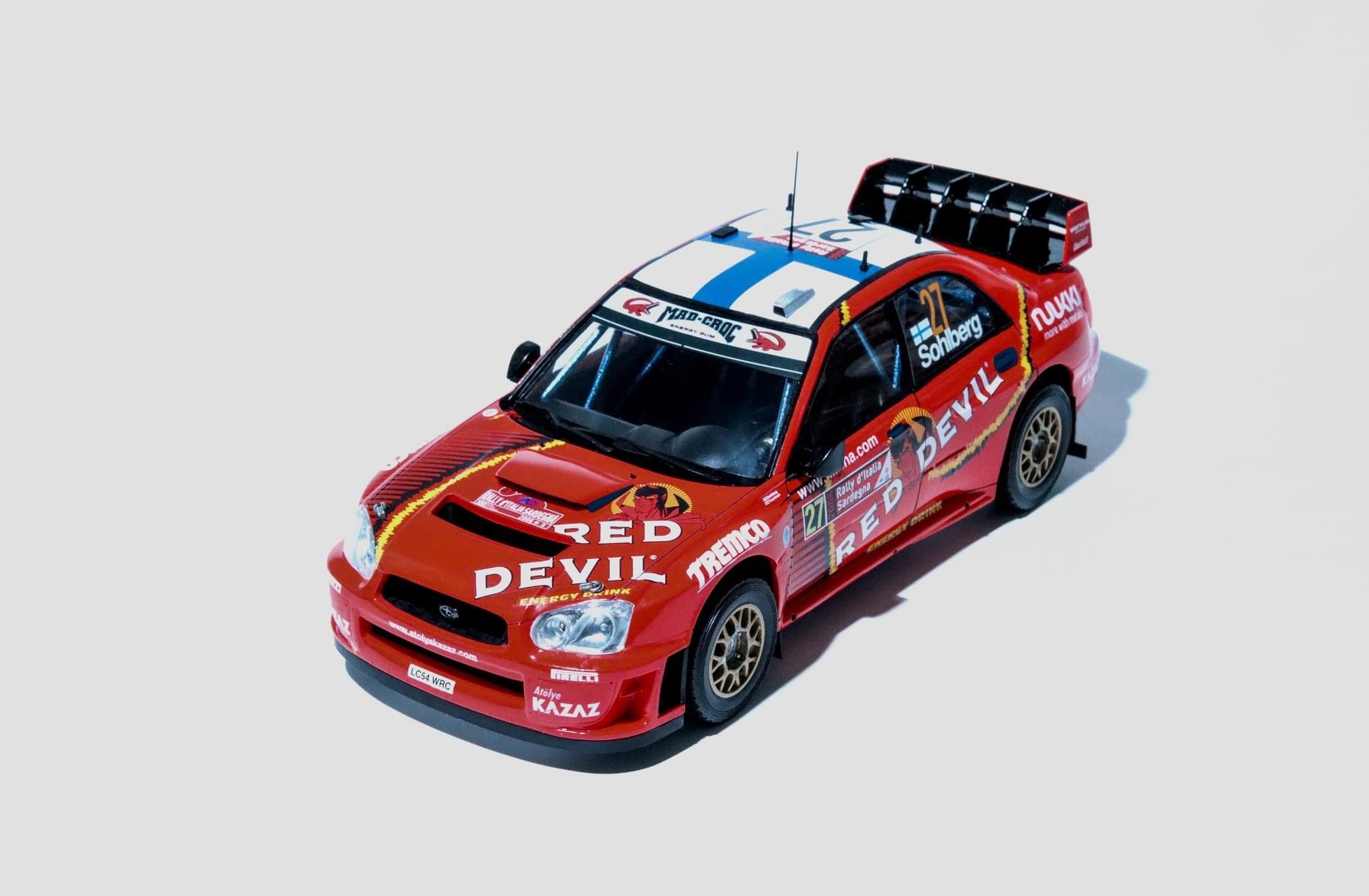 SUBARU IMPREZA WRC 2005 - RED DEVIL - RALLY ITALIA 2006 – DModelkits