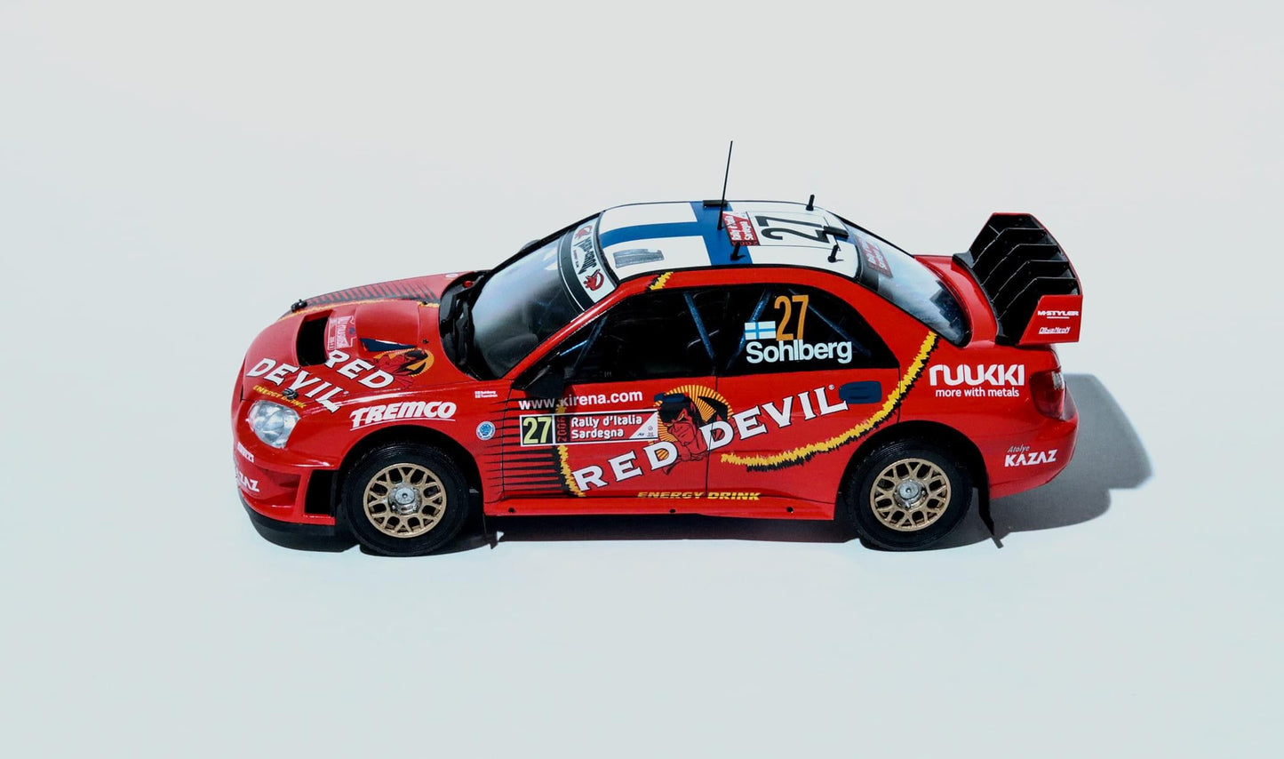 SUBARU IMPREZA WRC 2005 - RED DEVIL - RALLY ITALIA 2006 – dmodelkits